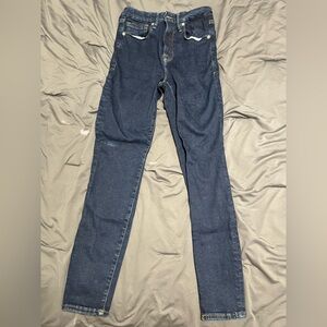 Good American always fits Dark Blue Denim Jeans